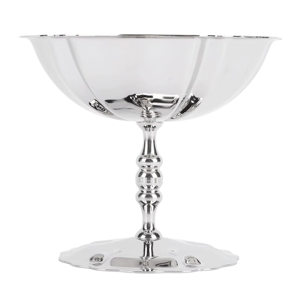 Belle Époque“ – Vintage Edelstahl Dessertschale