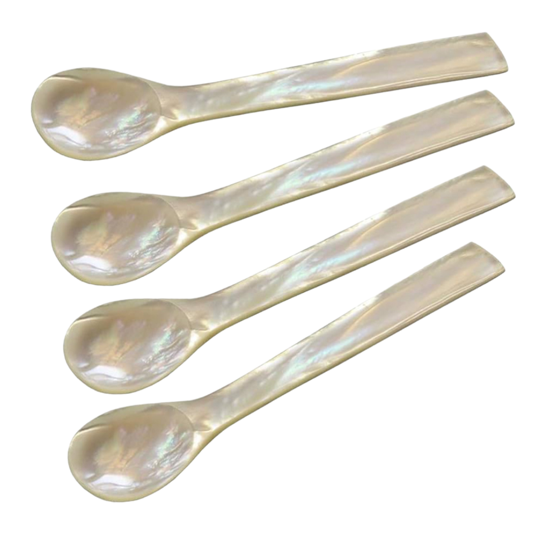 Nacre - Perlmuttlöffel, 4er Set