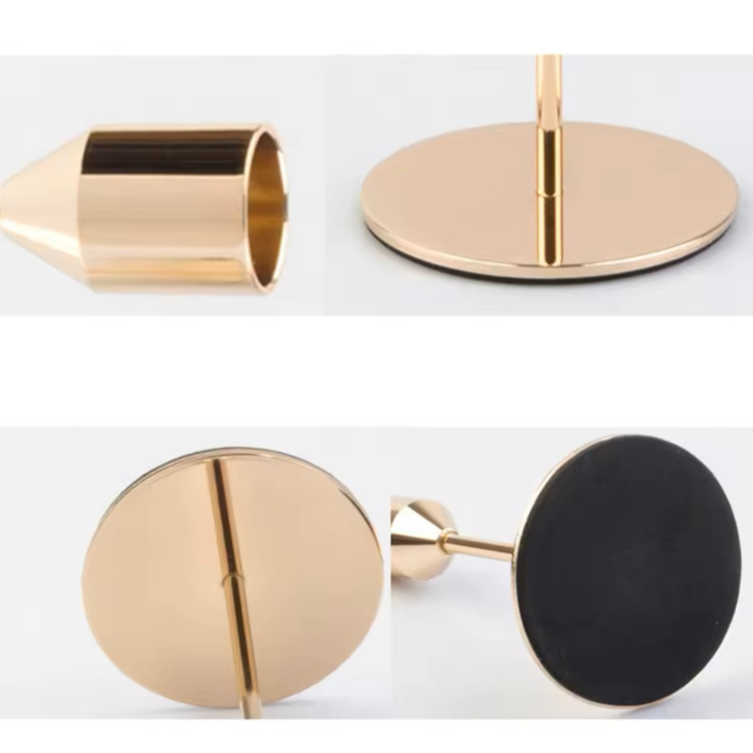 Bougeoir doré - Kerzenhalter, 3er Set