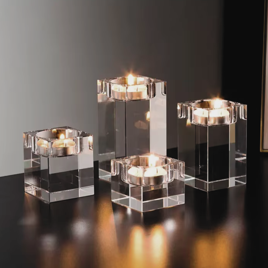 Cube - Kerzenhalter, 4er Set