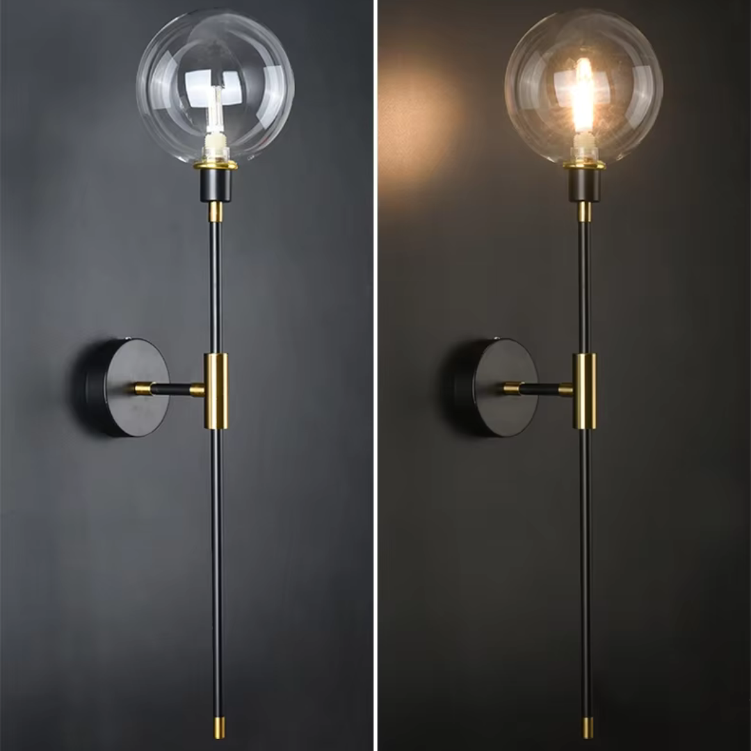 Boule de verre - Wandlampe