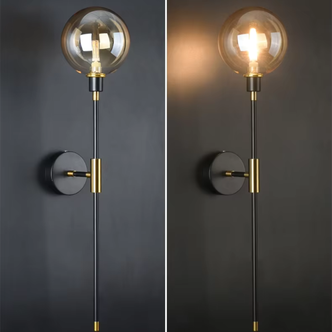 Boule de verre - Wandlampe